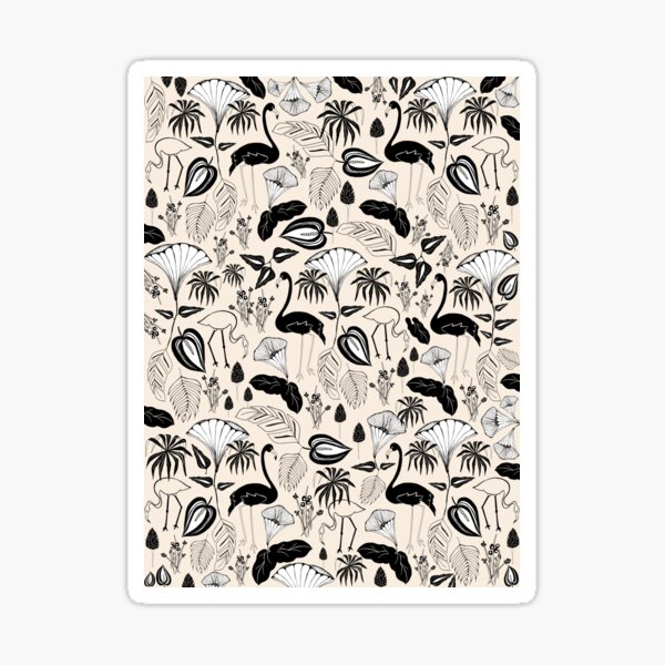 “Vintage Tropical Gavin wallpaper” Sticker for Sale by itsilla | Redbubble