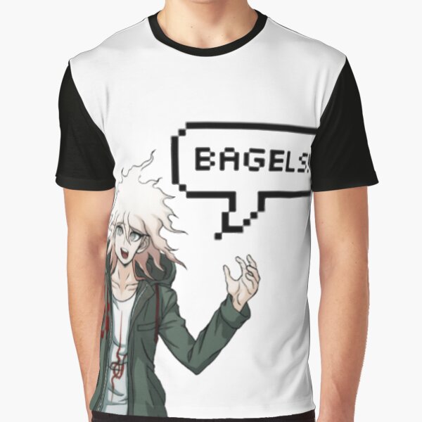 Nagito Komaeda - BAGELS! (NicoB) Graphic T-Shirt
