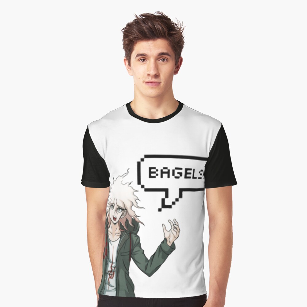 Nagito Komaeda - BAGELS! (NicoB) Graphic T-Shirt