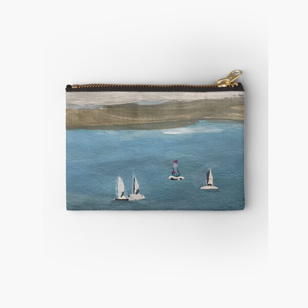 Item preview, Sailing Boats on a Calm Sea at Shanklin Isle of Wight designed and sold by Jeffrey Louis Salkilld.
