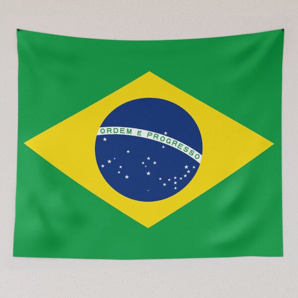 Item preview, Brazilian National Flag designed and sold by Sporting Colour.