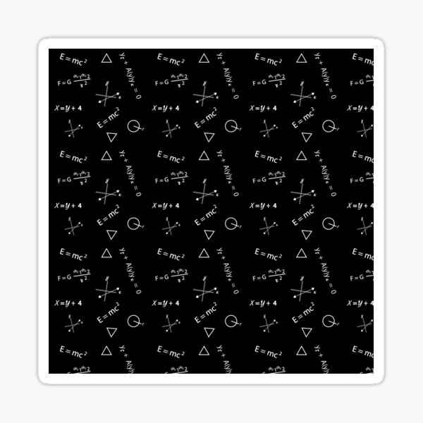 fun-mathematical-equations-sticker-by-eddyscanyon-redbubble
