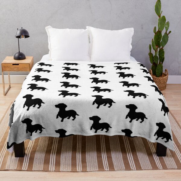 Dachshund Collection Throw Blanket