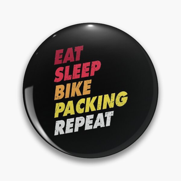 Item preview, Eat Sleep Bikepacking Repeat Funny MTB Cycling designed and sold by xxBENxx.