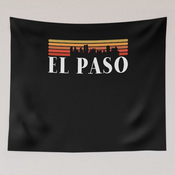 Item preview, El Paso - Vintage 70s Skyline El Paso  Us City Souvenir designed and sold by Rzelemenz.