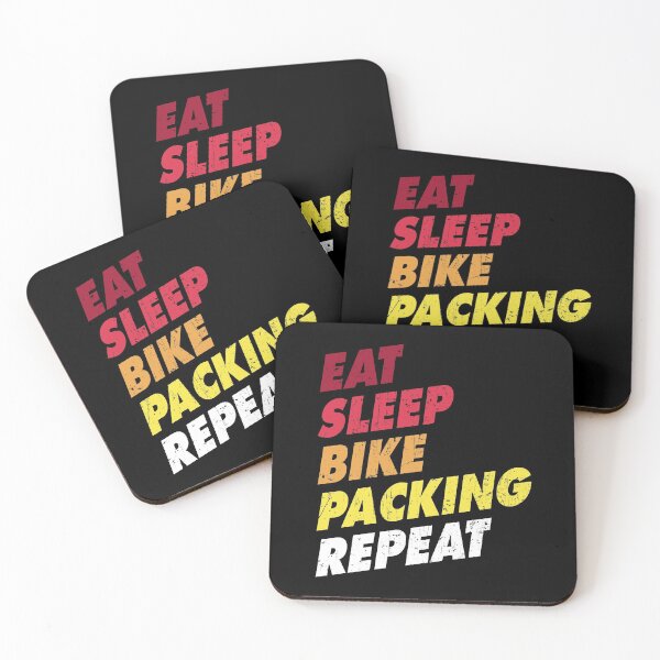 Item preview, Eat Sleep Bikepacking Repeat Funny MTB Cycling designed and sold by xxBENxx.
