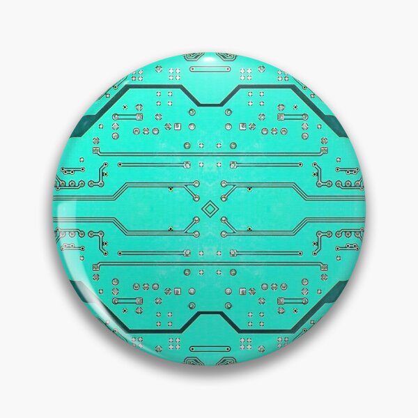 Item preview, Green symmetric electronic microcircuit pattern. designed and sold by IaroslavB.