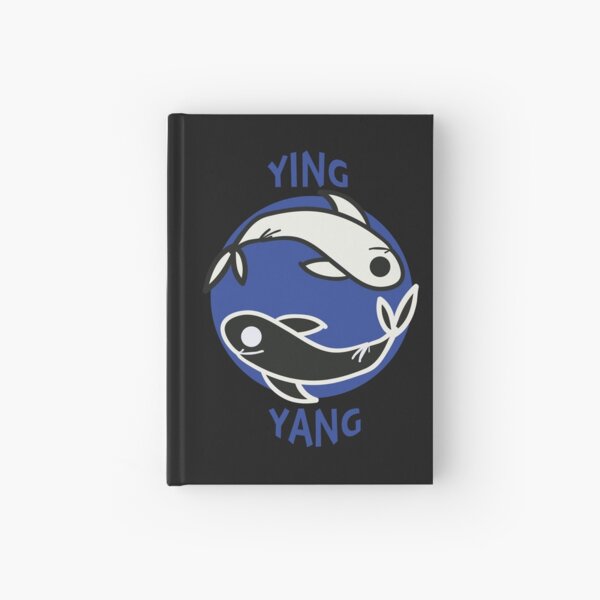 Ying yang fishes Hardcover Journal