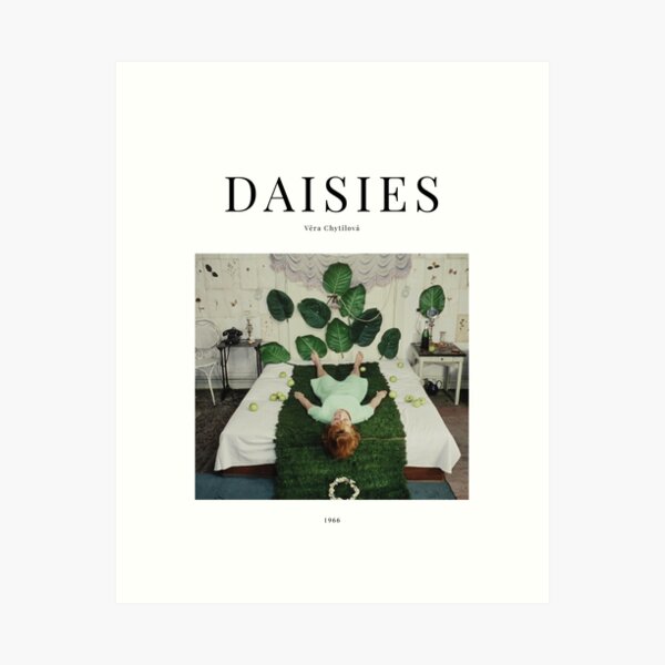 Item preview, Daisies - Minimalist Movie Poster - Vera Chytilová designed and sold by Francisco Couto.