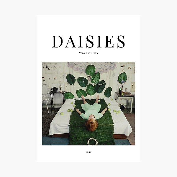 Item preview, Daisies - Minimalist Movie Poster - Vera Chytilová designed and sold by Francisco Couto.