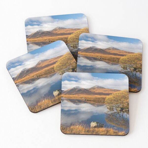 Item preview, Blackmount Hills Autumn Reflections Rannoch Moor Scotland designed and sold by PhotosEcosse.