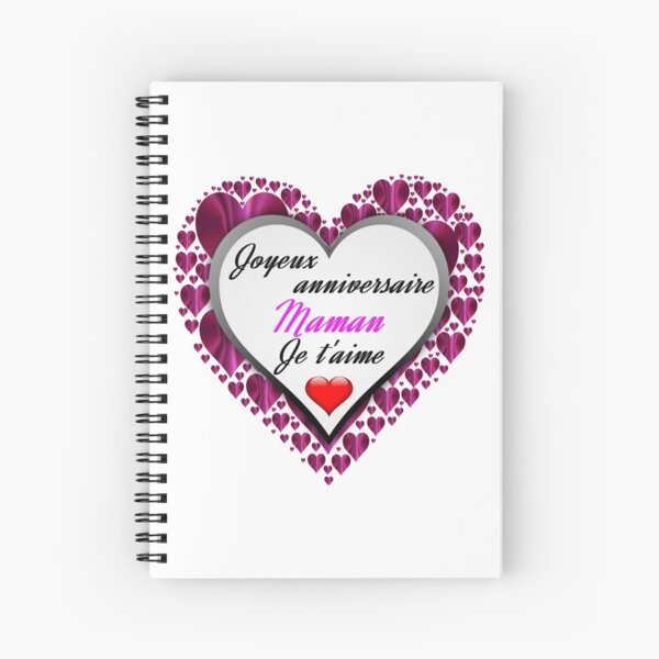 Happy Birthday Mom Spiral Notebooks Redbubble