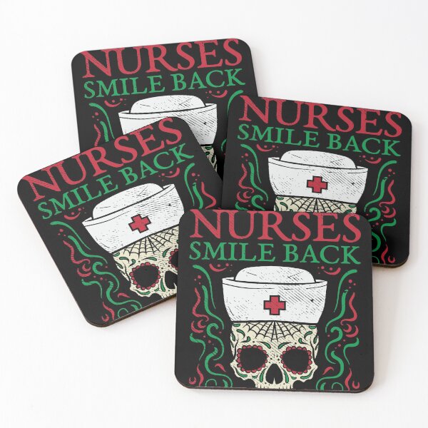 Item preview, Skull - Nurse smiles Back Death Skull Parademic Hospital designed and sold by Rzelemenz.