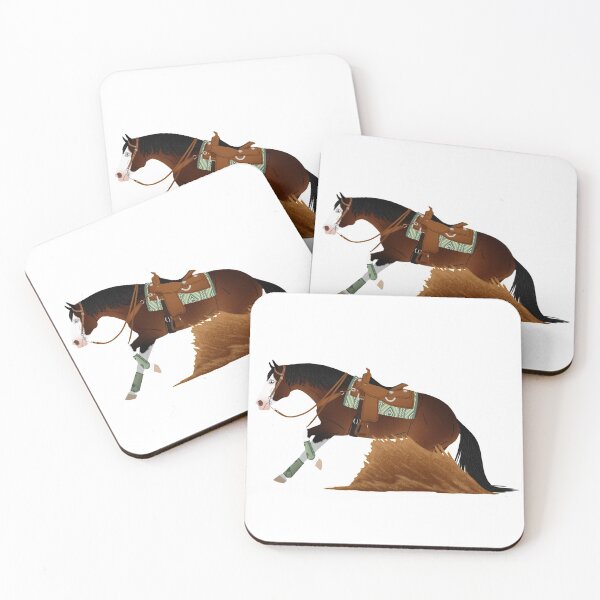 Item preview, Bald Face Reining Horse - Equine Rampaige designed and sold by equinerampaige.