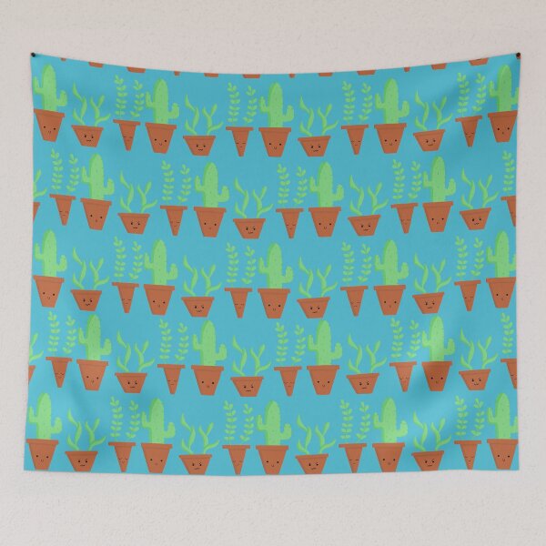 Item preview, Plants cactus succulent pattern designed and sold by saacstix.