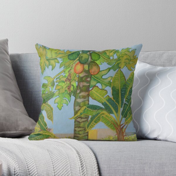 Tropical Throw Pillow