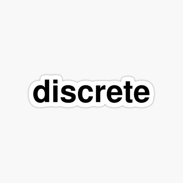 discrete Sticker