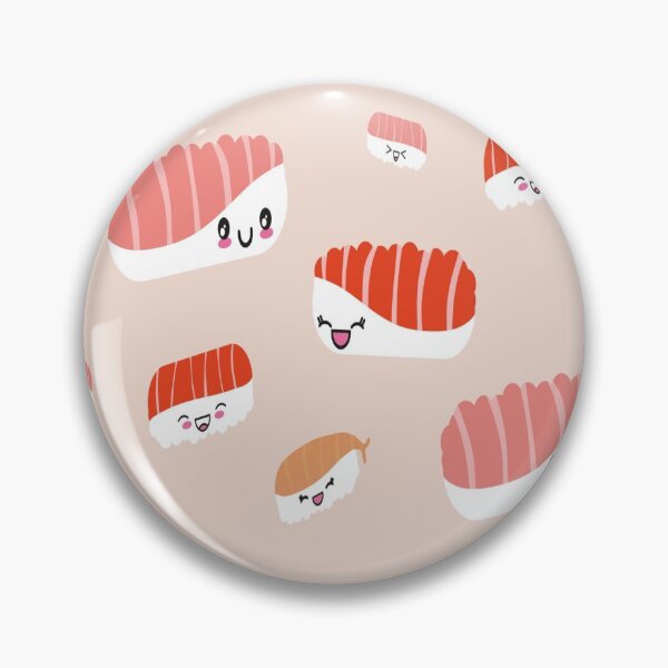 Item preview, Sushi pattern maki nigiri japan sushi face designed and sold by Onair555.