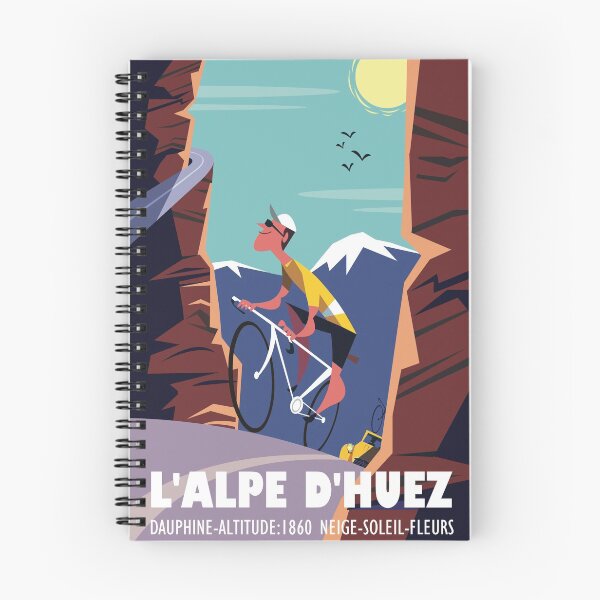 Item preview, L'Alpe d'Huez poster designed and sold by GAGodel.