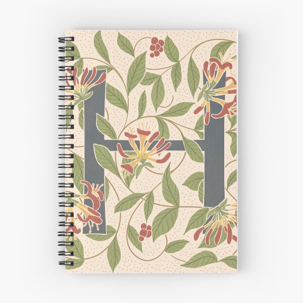 Item preview, Floral Monogram Letter H designed and sold by Maria Chiara Fantini.
