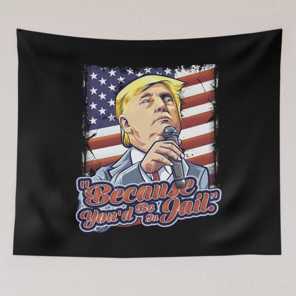 Item preview, Because You'd Be In Jail Donald Trump Presidential Debate designed and sold by tronictees.