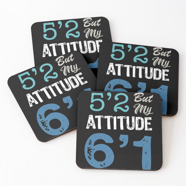 Item preview, 5’2 but my attitude 6’1 funny graphic for short women short girl gift designed and sold by Tee-md93.
