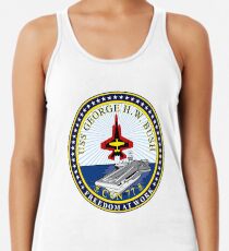 USS George H.W. Bush (CVN-77) Crest Women's Tank Top