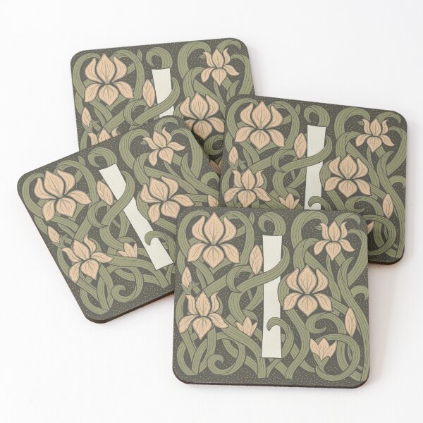 Item preview, Floral Monogram Letter I designed and sold by Maria Chiara Fantini.