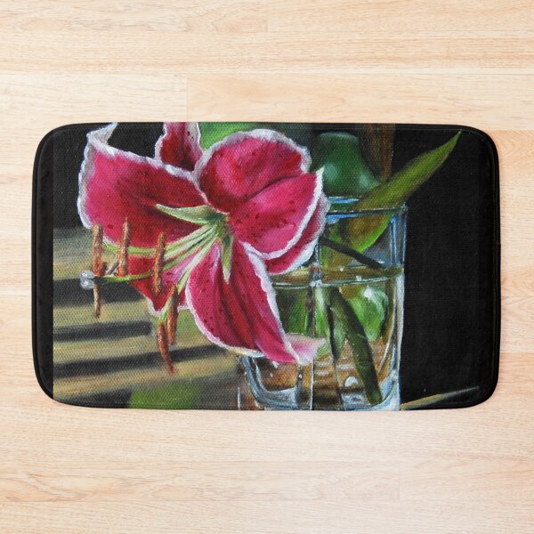 Item preview, Stargazer Lily and Green Apples designed and sold by mary hughes.