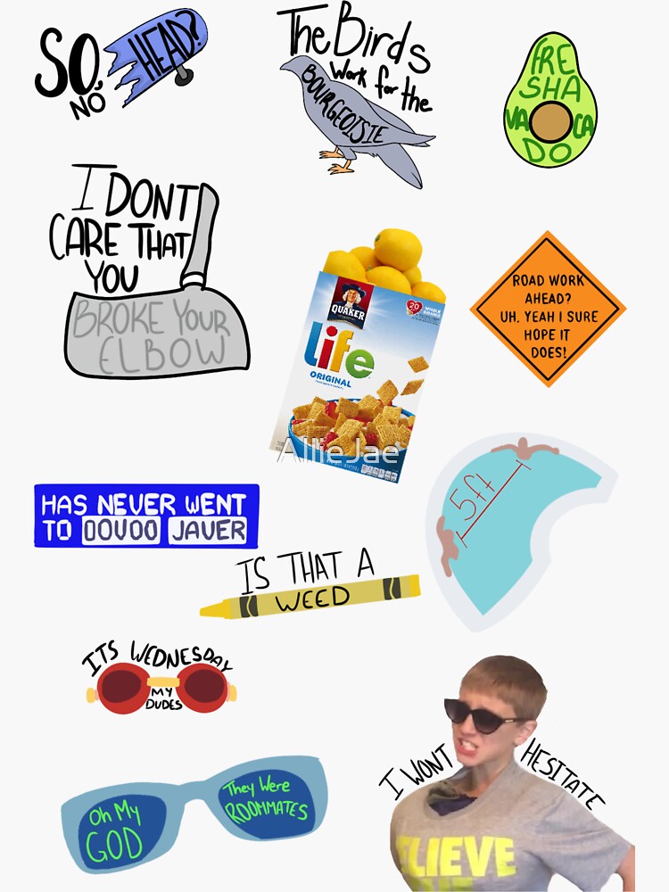 "Vine Quotes" Sticker for Sale by AllieJae Redbubble