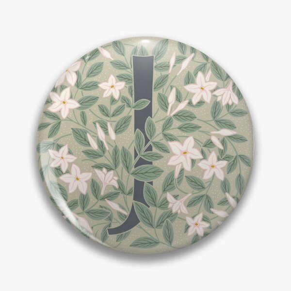 Item preview, Floral Monogram Letter J designed and sold by Maria Chiara Fantini.