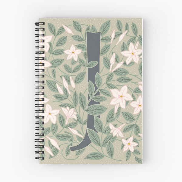 Item preview, Floral Monogram Letter J designed and sold by Maria Chiara Fantini.