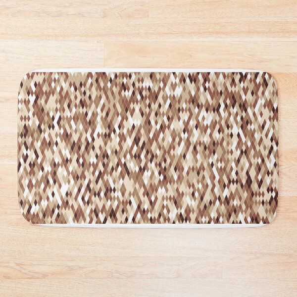 Item preview, Beige and brown diamond pattern designed and sold by Tanya-GR.