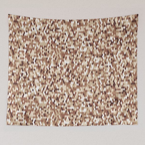 Item preview, Beige and brown diamond pattern designed and sold by Tanya-GR.