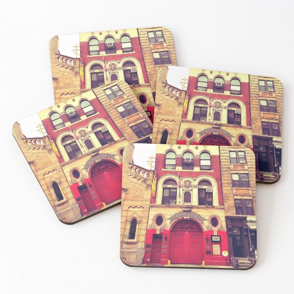 Item preview, New York Firehouse - Engine 55 - Little Italy designed and sold by TeesyFun.