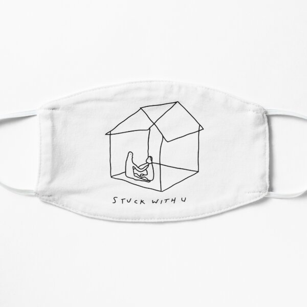 stuck with u justin feat ariana Flat Mask