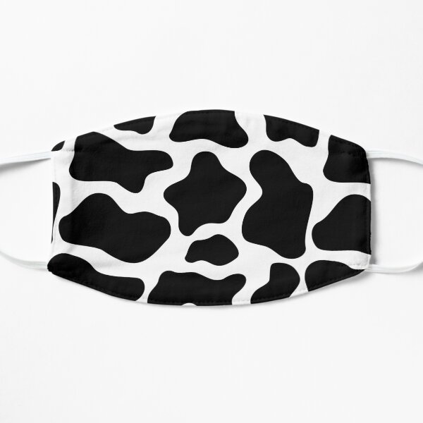 Cow Animal Print Pattern Flat Mask