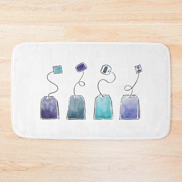 Aperçu de l'œuvre Sachets de thé bleus créée et vendue par Marie Funseth.