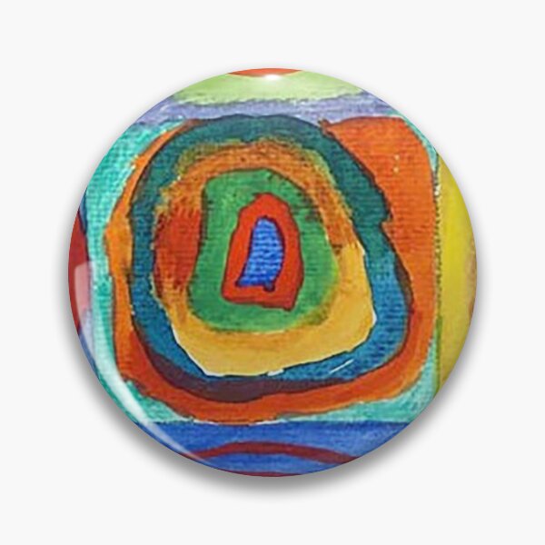 Item preview, Wassily Kandinsky - Color Study, Squares with Concentric Circles - Bauhaus Art designed and sold by NewNomads.
