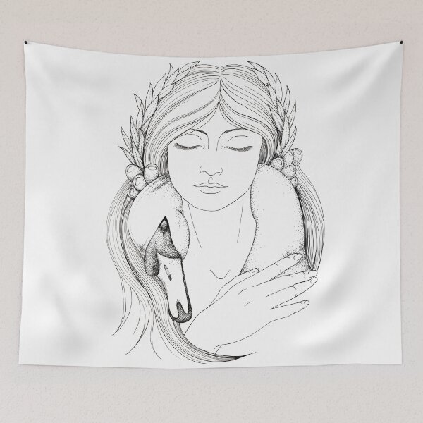 Item preview, Caer Ibormeith, la diosa irlandesa de los sueños designed and sold by triplegoddess.