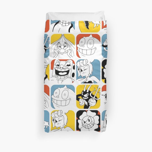 Bosses cuphead Housse de couette