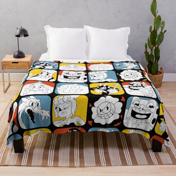 Cuphead Bosses Throw Blanket