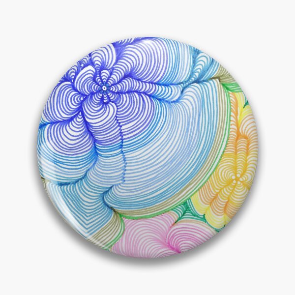 Item preview, Arte lineal 3 flores garabateadas designed and sold by Dina Ezzat.