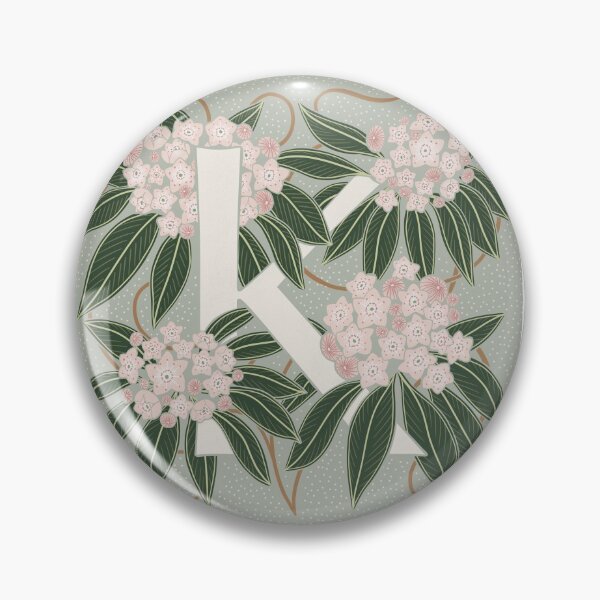 Item preview, Floral Monogram Letter K designed and sold by Maria Chiara Fantini.