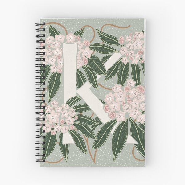 Item preview, Floral Monogram Letter K designed and sold by Maria Chiara Fantini.