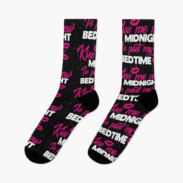 Item preview, Kiss Me Now Midnight Is Past My Bedtime New Year Gift designed and sold by haselshirt.