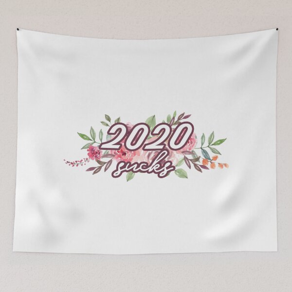 Item preview, 2020 Sucks Funny Quarantine Mask Floral Design width Flowers designed and sold by youneszahrane.