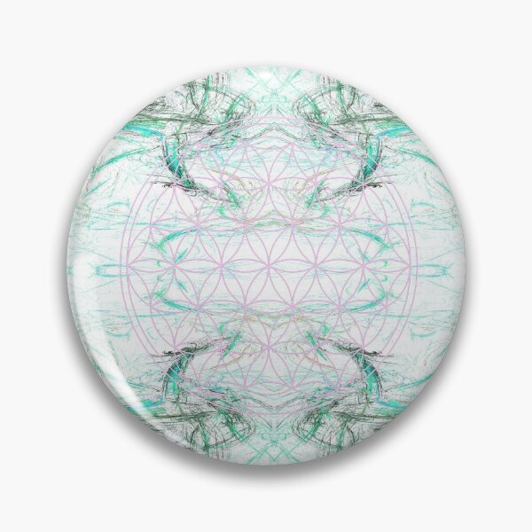 Item preview, Peacock on the Smoke Flower of Life  designed and sold by azimaplace.