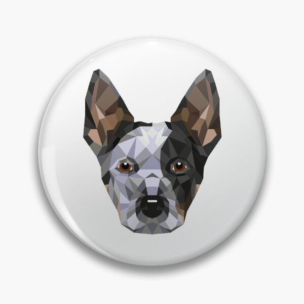 Artikelvorschau, Geometrischer Blue Heeler Australian Cattle Dog entworfen und verkauft von snidget.