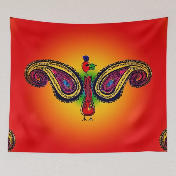 Item preview, Tribal Paisley Peacock designed and sold by famenxt.